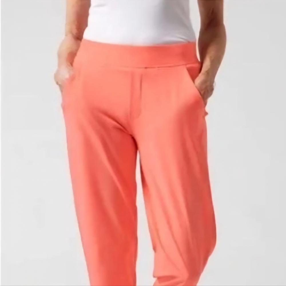 Athleta Booklyn Mid Rise Women's Ankle Coral Pants